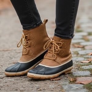 SOREL ankle rain boots